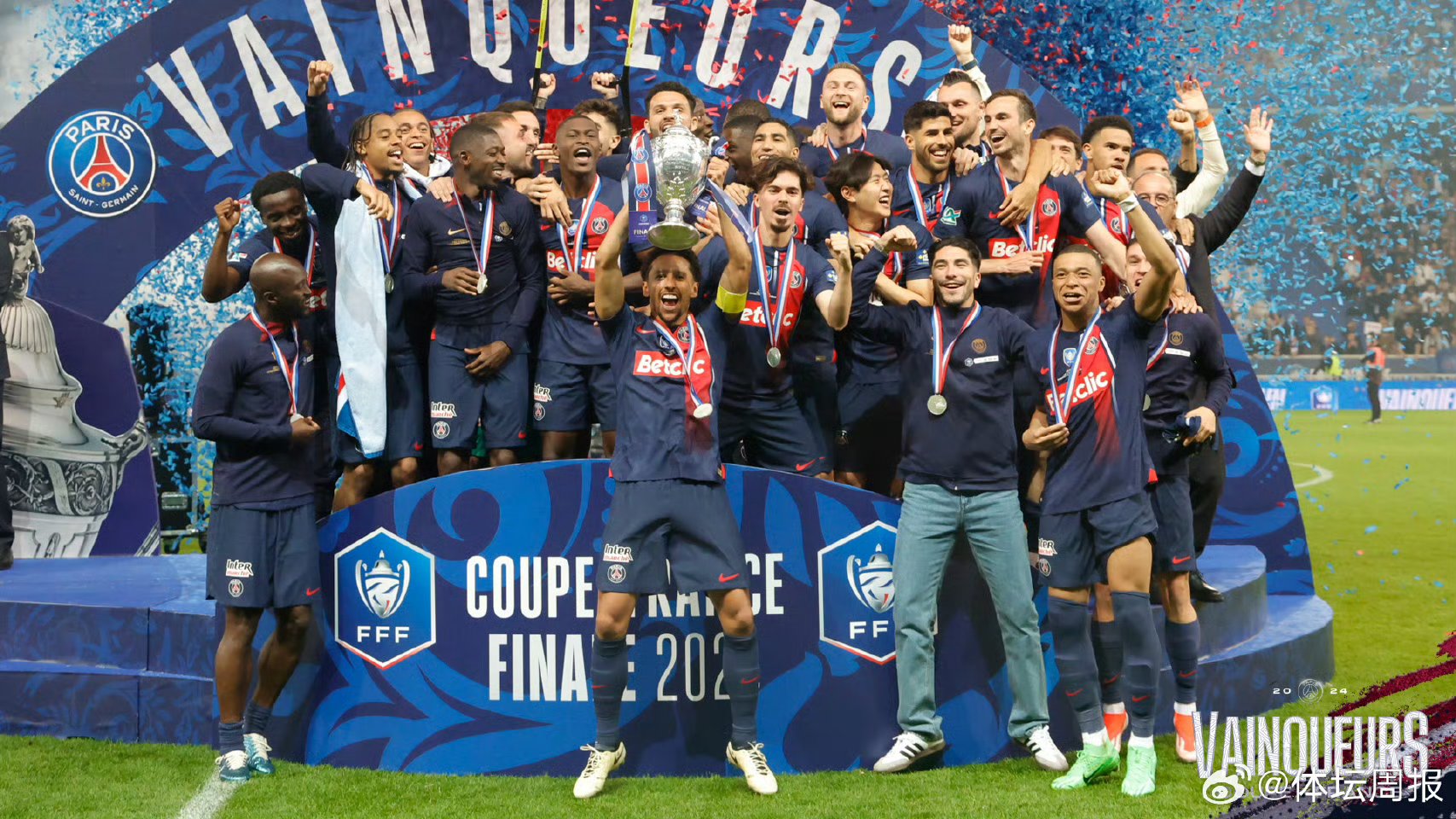 包含巴黎圣日耳曼淘汰波尔多，晋级法国杯半决赛的词条